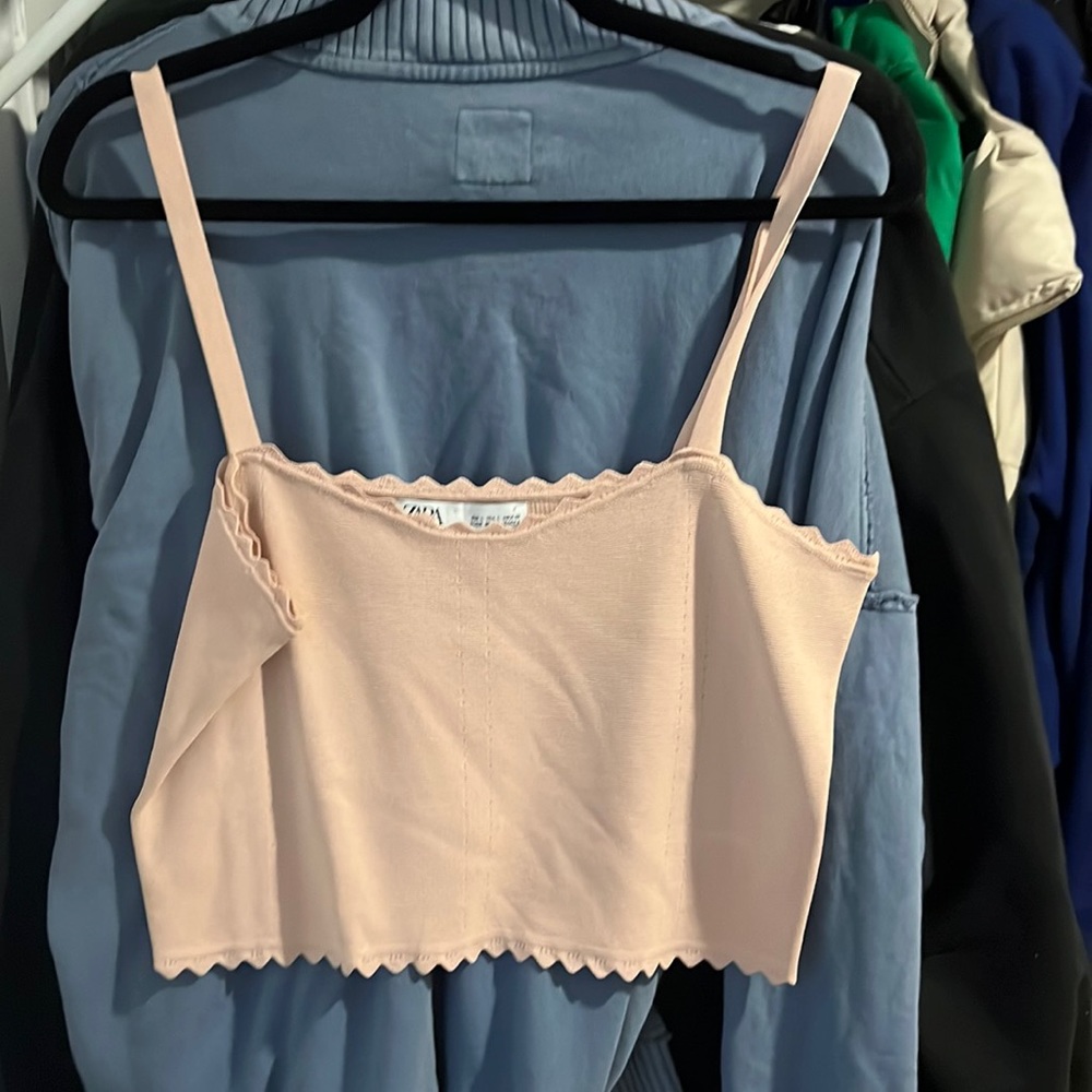 Zara crop top size L